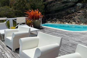 Piscina e praia