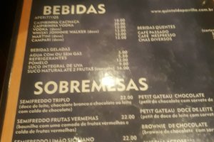 Cardápio