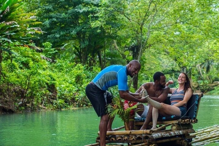 Tripadvisor | Bamboo Rafting With foot Massage provided by Dwight ...