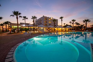 Baia D'Oro Hotel in Sicily, image may contain: Hotel, Resort, Villa, Pool