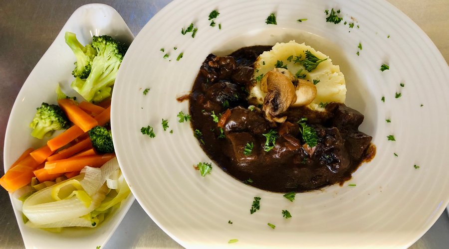 Boeuf bourguignon special 