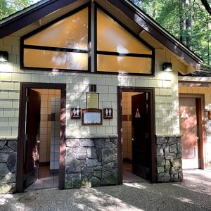 Campground bathrooms and showers - very clean