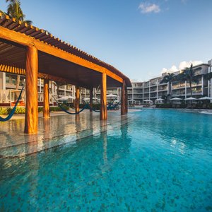A stunning view of our adults-only pool at Dreams Jade Resort & Spa