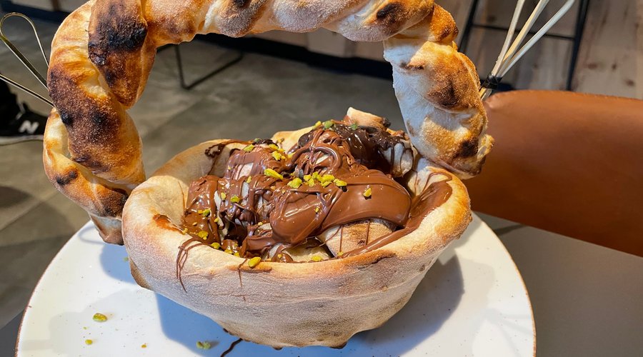 Cestino pizza e nutella