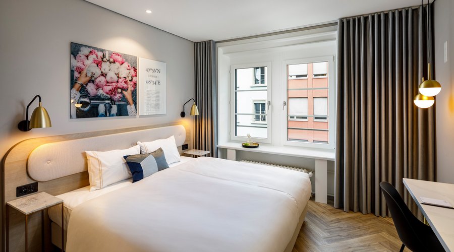 Hotel Felix; modernes und kunstvolles Boutique Hotel mitten in Zürich. 