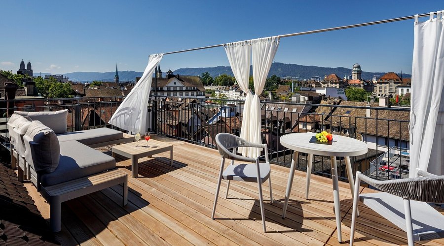 Loft im Hotel Felix. Das moderne und kunstvolle Boutique Hotel mitten in Zürich. 