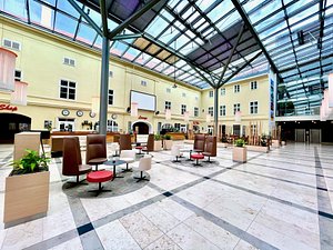 JUFA Hotel Wien City in Vienna, image may contain: Indoors, Plant, Floor
