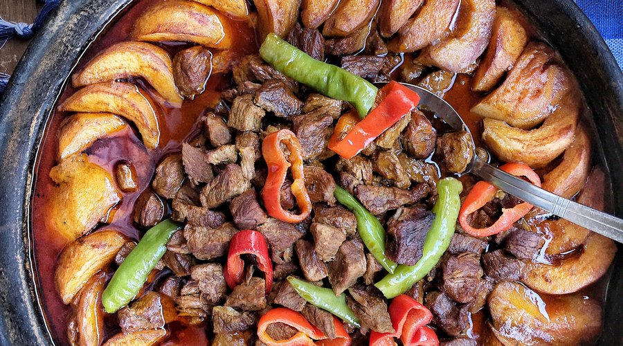 Bowl Kebab with Quince
Ayvalı Tas Kebabı