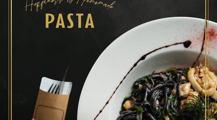 Des pâtes italiennes et des fruits de mer des belles côtes marocaines .. mamma mia