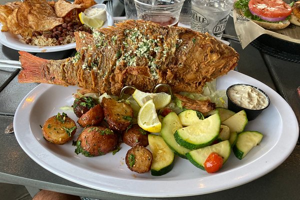 Fish Fry on Outside Grill - Bonita's Kitchen