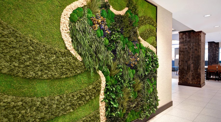 Hotel Lobby Live Wall 