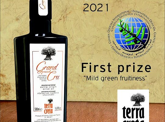 Terra Creta Kolymvari P.D.O Extra Virgin Olive Oil 5 Litres - Aspris
