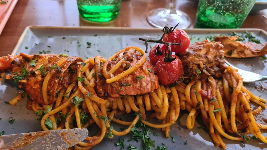 pates aux langoustes