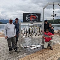 Fish in Alaska at the Silverking Lodge