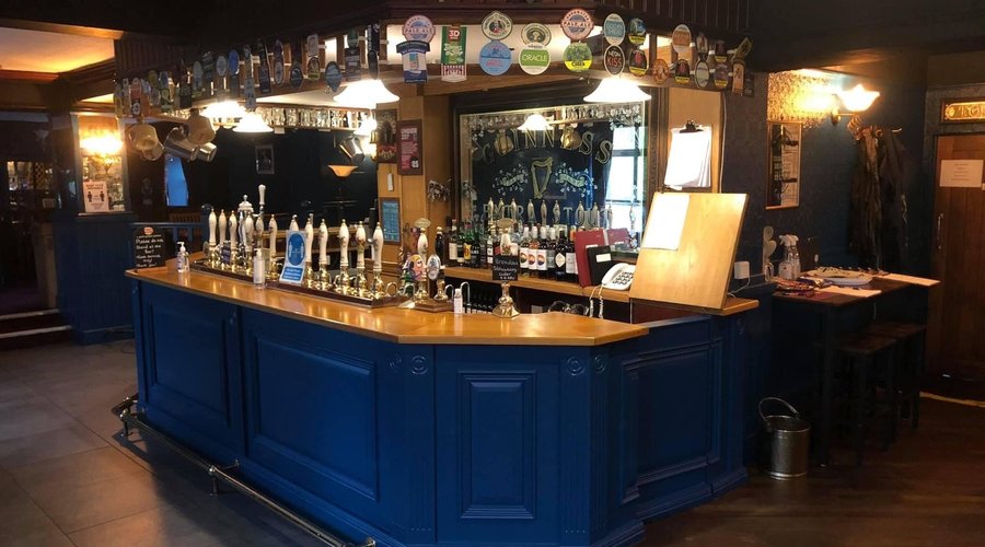 Our newly decorated bar