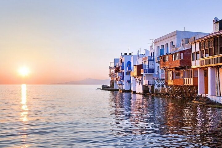 Mykonos:　Little　the　2023　Venice　Rhenia　Sunset　Swim　at　at　watch