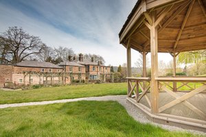 Oakhill in Cromford, image may contain: Shelter, Outdoors, Porch, Grass