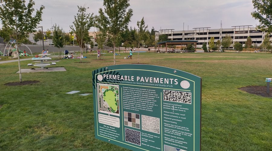 Town Square Park, Federal Way, Washington