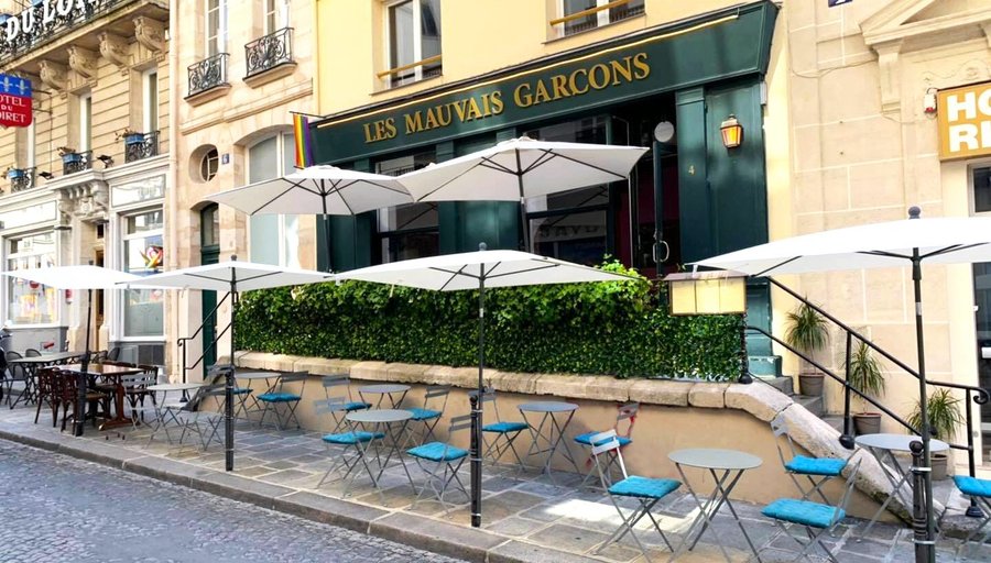 Une belle terrasse en plein Marais