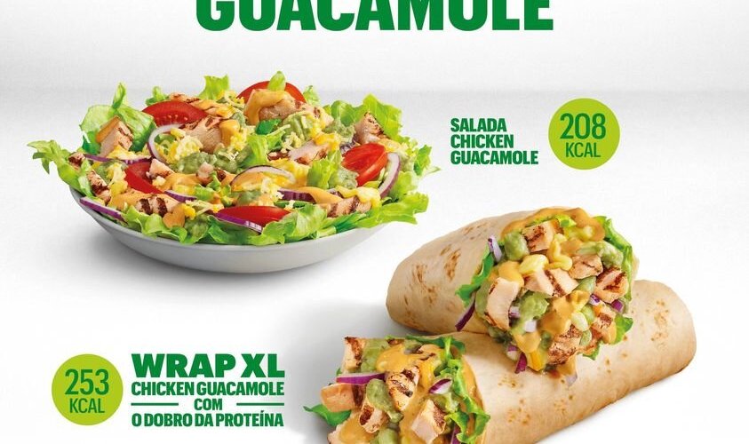 Queremos trazer de volta o sabor do verão com duas receitas novas e frescas, baixas em calorias e com os melhores ingredientes: 🥗Salada Chicken Guacamole e 🌯Wrap Chicken Guacamole XL, com dupla proteína... Yum, yum! Tempo limitado!
Desfruta sem te sentires culpado, à tua maneira!,😜 #BetterForYou