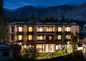 The Bodhi Tree Ladakh in Leh, image may contain: Hotel, Resort, Villa, City