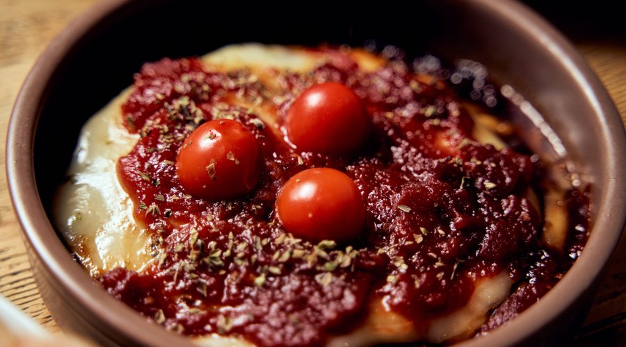 Provolone al horno. 