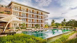 Modala Beach Resort in Panglao Island, image may contain: Resort, Hotel, City, Condo