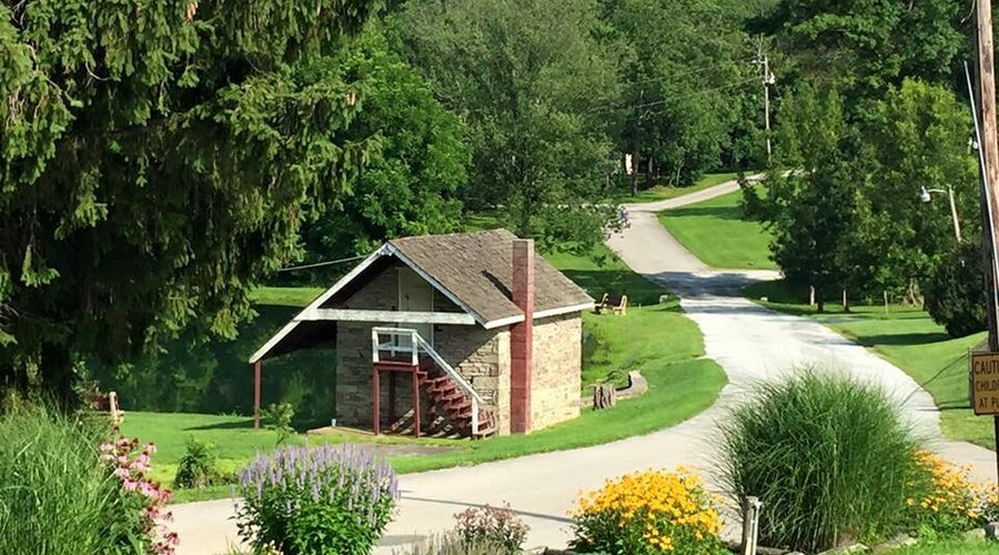 Entrance into the park