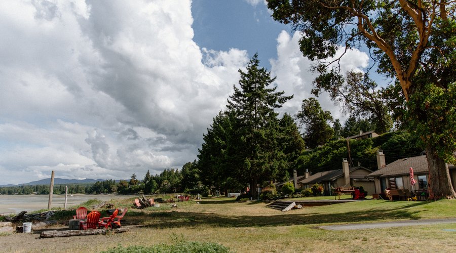 Our Beachfront units are right on Rathtrevor Beach