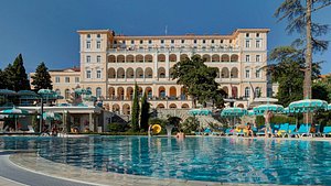Hotel Kvarner Palace in Crikvenica, image may contain: Hotel, Resort, Villa, Person