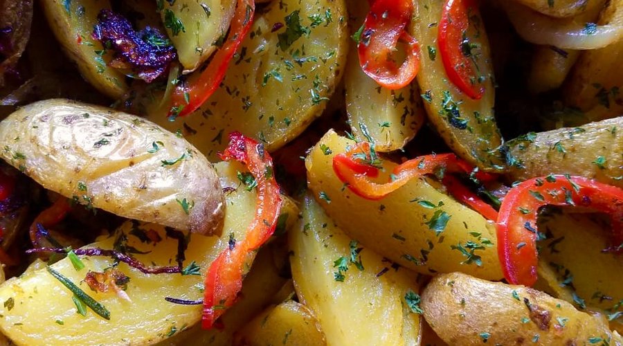 Turmeric Roasted Potatoes