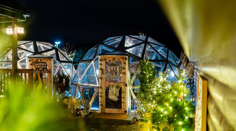 Heated Igloos at Deadwood Bar & Grill | Northville, Michigan