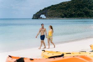 Belmont Hotel Boracay in Panay Island, image may contain: Swimwear, Sea, Beach, Lifejacket
