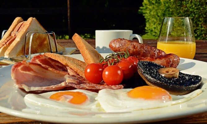 Our full English breakfast