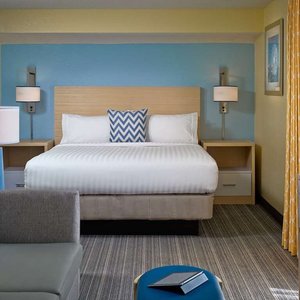 Sonesta ES Suites Somers Point in Somers Point, image may contain: Furniture, Bedroom, Indoors, Lamp