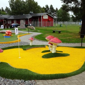 Minigolf Arctic Camp Jokkmokk