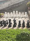 Tabuleiro de xadrez 'gigante' na Casa Stefan Zweig em Petrópolis atrai  curiosos de diversas partes do mundo