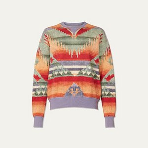 Colorful pattern sweater
