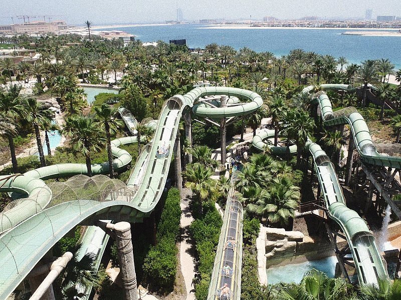 dubai tourist need to know Aquaconda, Dubai Aquaventure Waterpark