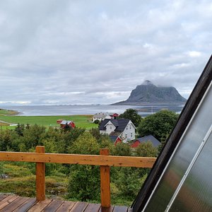Utsikt fra hytta.