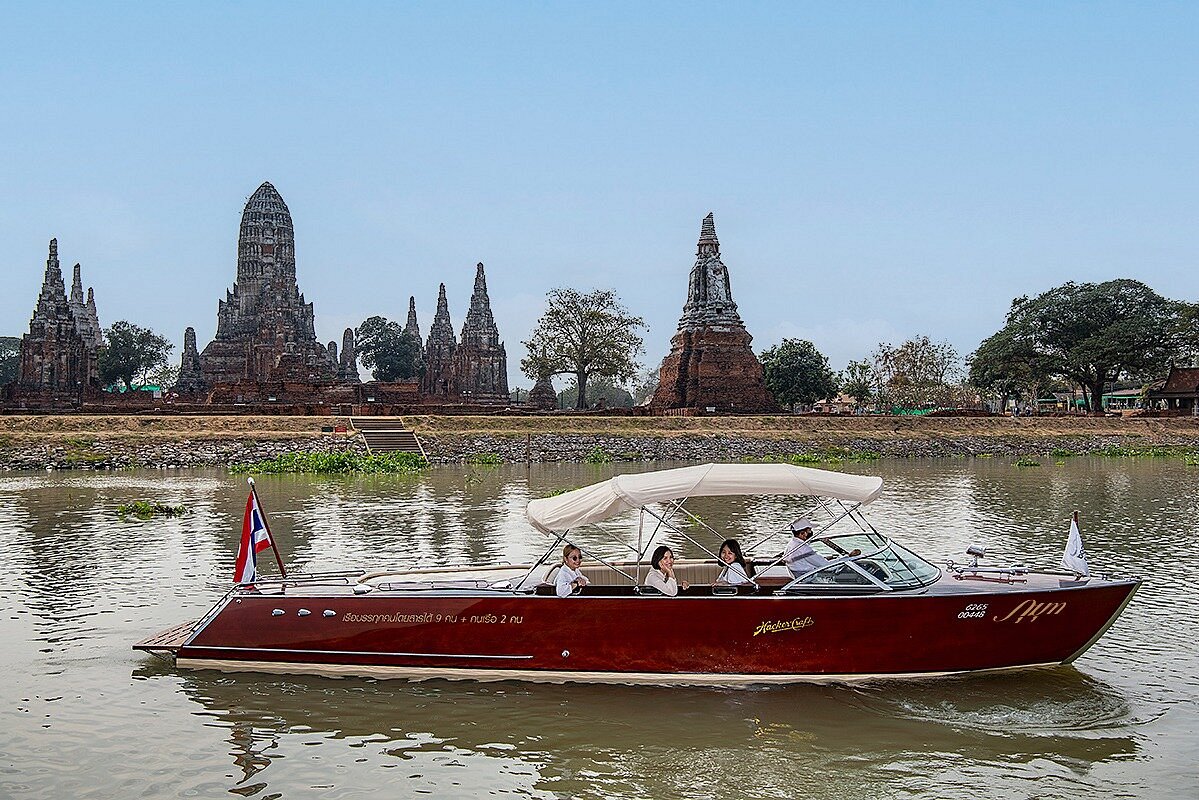 Электрические лодки Бангкок. Сампаны лодки Таиланд. Hacker Craft Boat. Купить лодку в Бангкоке.