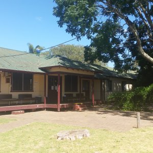 Front of the hostel