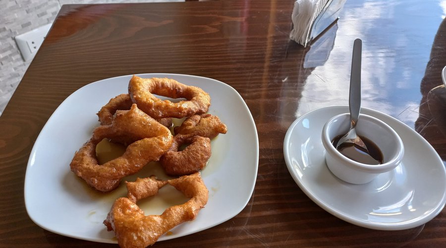 Traditional delicious Picarones