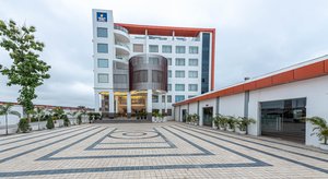 The Elite Lucknow Convention Hotel in Lucknow, image may contain: Office Building, City, Condo, Hotel