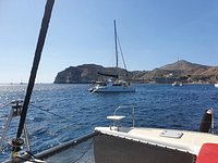 santorini caldera blue cruise