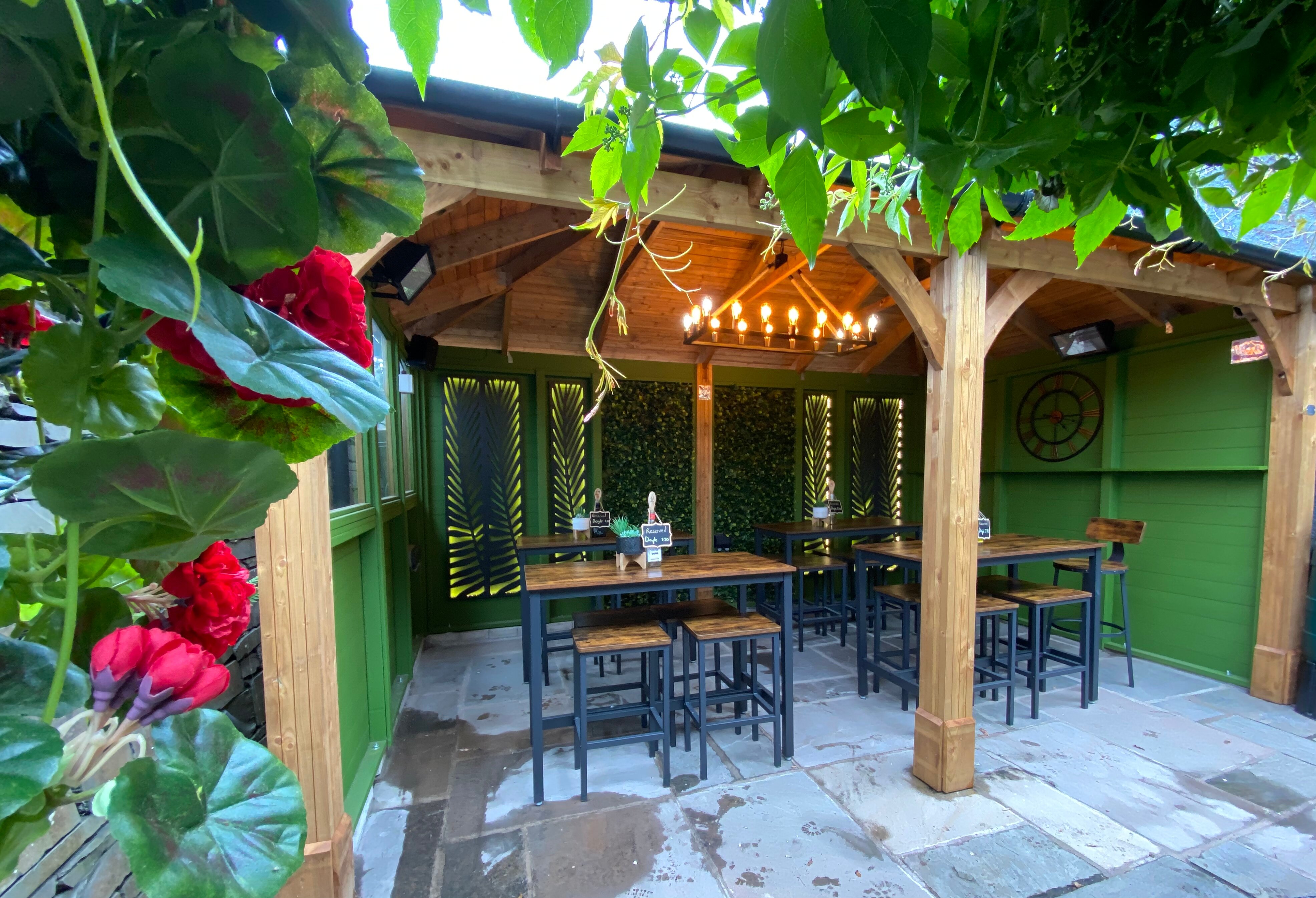 Places with on sale outdoor seating