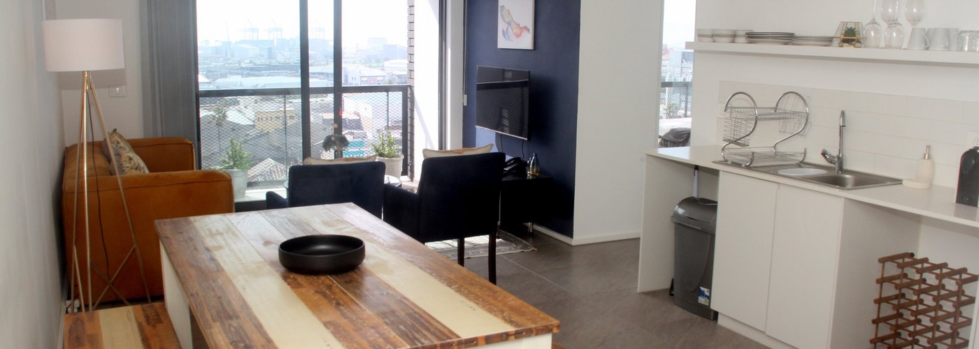 Open plan kitchen and dining room 
