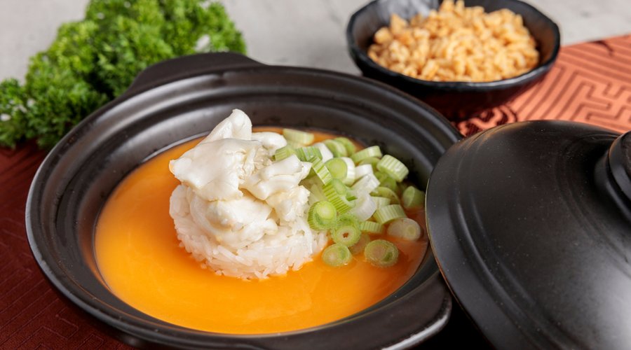 Crispy Rice in Baby Lobster Soup