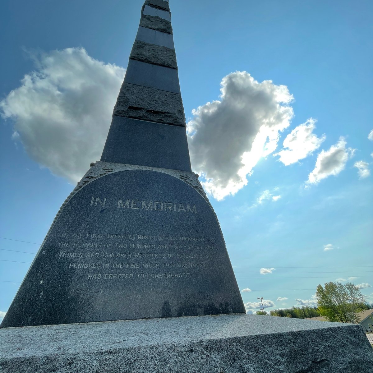 The Great Hinckley Fire Monument - The Great Hinckley Fire Monument ...