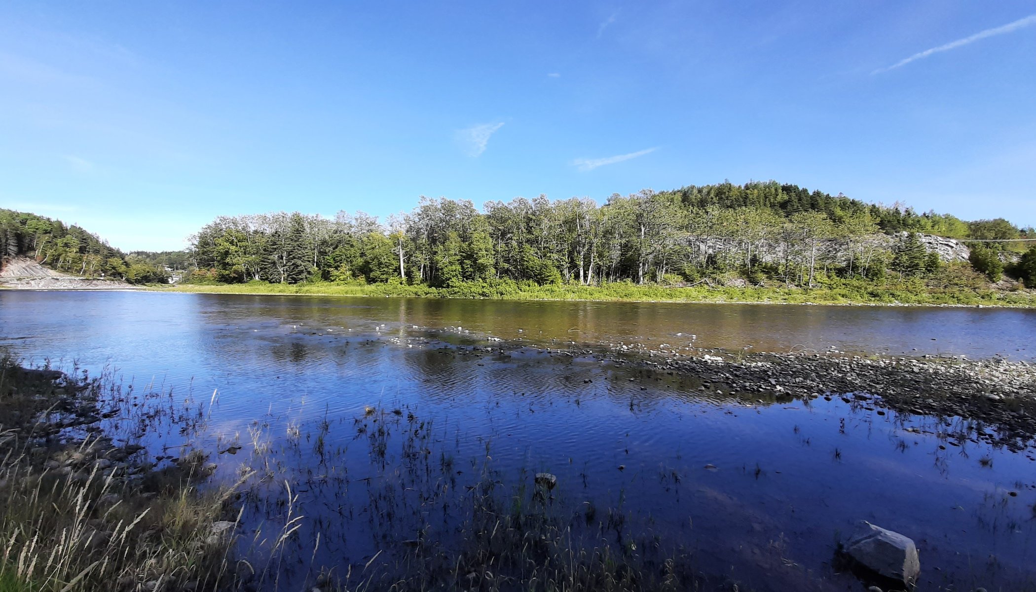 The camping Matane River by null